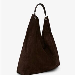 The Row Bindle Three Suede Shoulder Bag